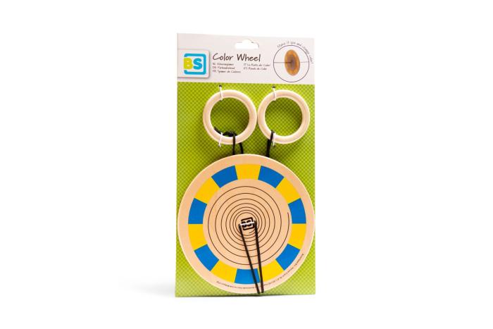 Bs Toys – Ξύλινος Χρωματιστός Τροχός