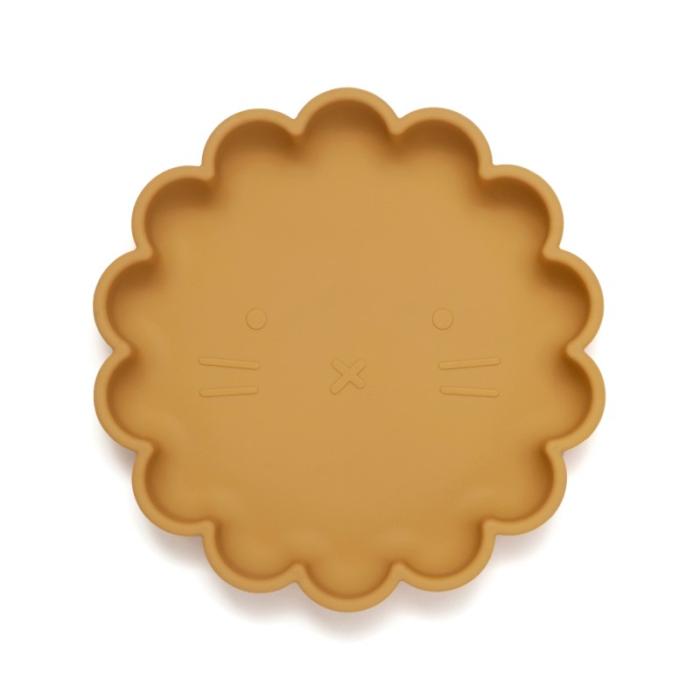 Petit Monkey – Πιάτο Σιλικόνης Lion - Ochre