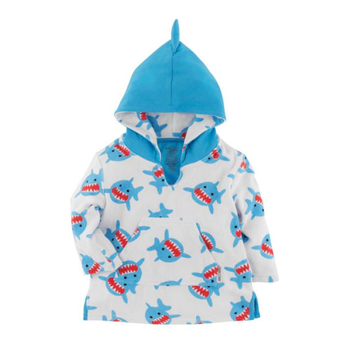 Swim Coverup UPF50 Shark 0-12 μηνών