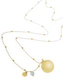 ProudMama Bola Olivia Gold Chain Αμέθυστος