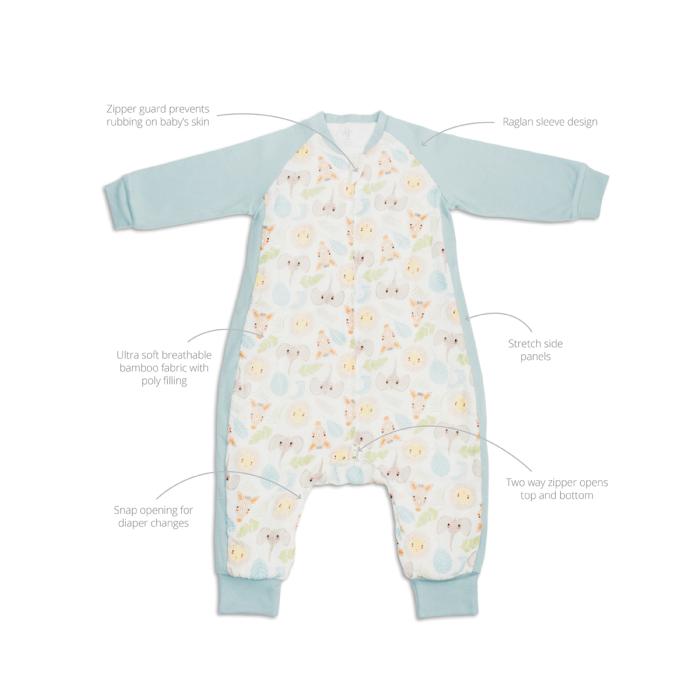 Lulujo Deluxe Υπνόσακος Jungle 2.5 Tog - S (6-18 μηνών)