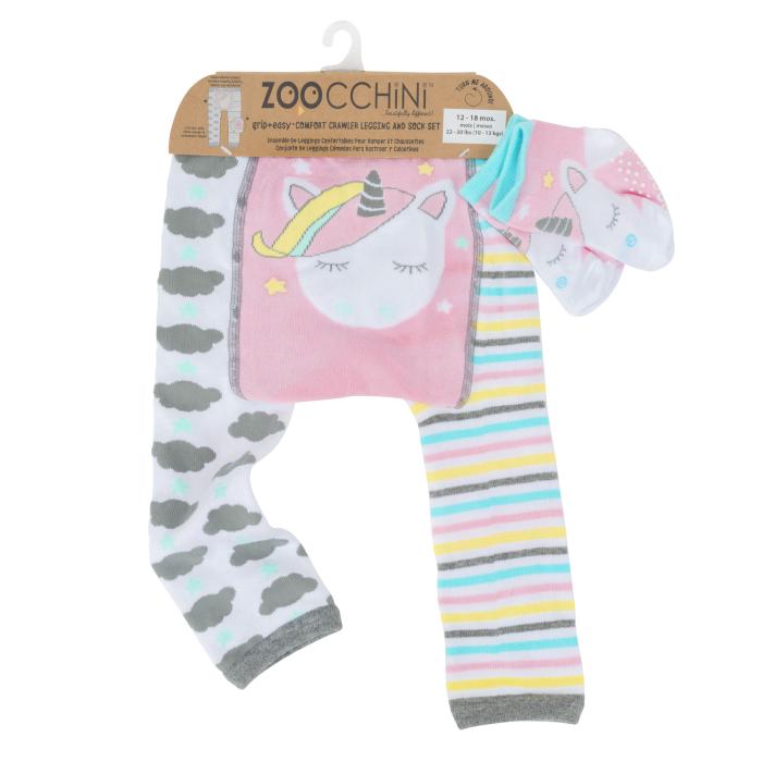 Grip Easy Crawler Pants & Socks Set – Allie the Alicorn - 12-18