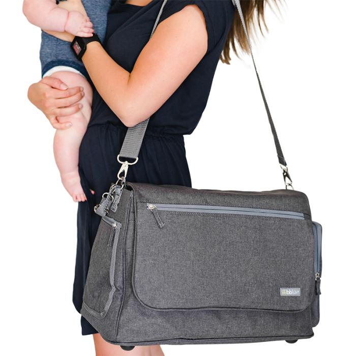 Bbluv Ultra (Charcoal) – Diaper Bag