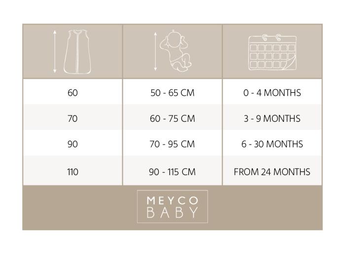 Meyco Υπνόσακος Animal με αποσπώμενα μανίκια (0-5 ετών) - 90cm