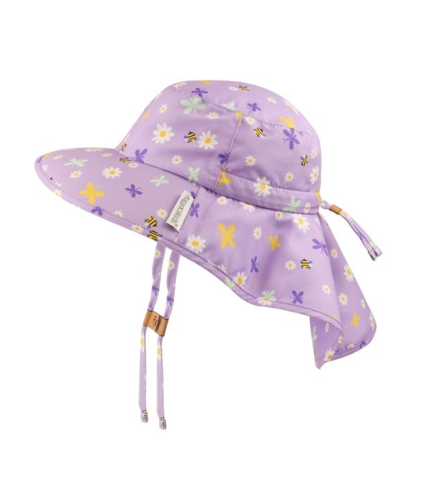Flapjack Cape Sunhat UPF50 – Daisy - MEDIUM 2-4 yrs