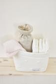 Meyco Πετσετάκια Λαβέτες Πακέτο των 6 (30x30cm) - Offwhite/Soft pink/Toffee