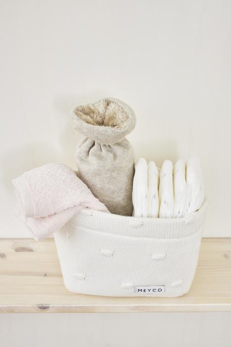 Meyco Πετσετάκια Λαβέτες Πακέτο των 6 (30x30cm) - Offwhite/Soft pink/Toffee