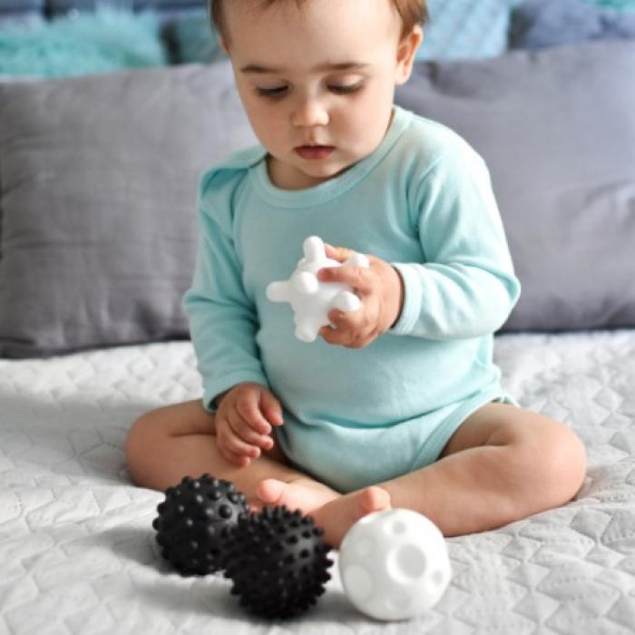 Σετ Ασπρόμαυρες Sensory Μπαλίτσες (4 pcs)