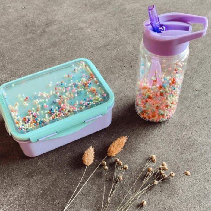 Petit Monkey – Lunch Box wild lilac   cactus