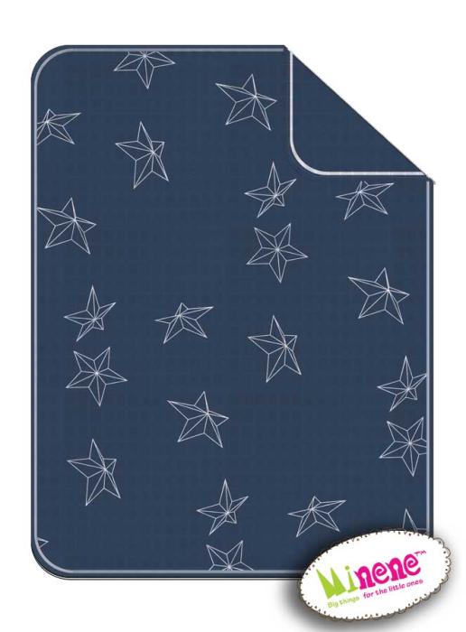 Minene Πικέ Κουβέρτα 3D Dark Grey
