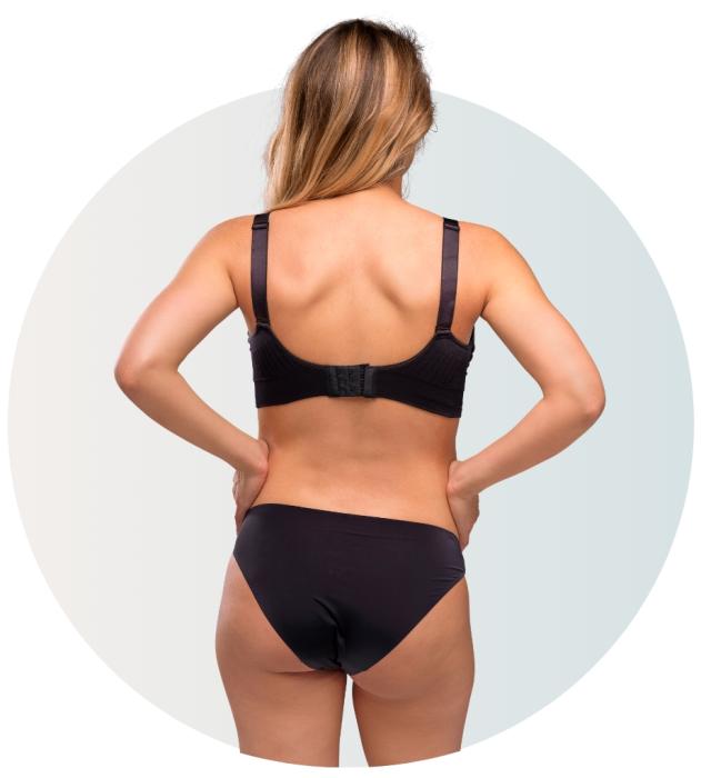 Carriwell Σουτιέν Χωρίς ραφές με ενίσχυση (padded) - ΜΑΥΡΟ - S