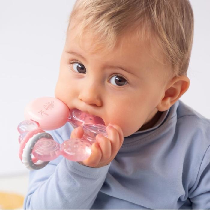 Μασητικός Κρίκος Οδοντοφυΐας Νερού Ροζ