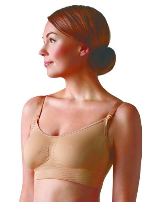 Carriwell Σουτιέν Θηλασμού χωρίς Ραφές / Seamless Nursing Bra - ΜΑΥΡΟ - L