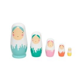 Petit Monkey – Ξύλινες Μπάμπουσκες Dripped Dolls
