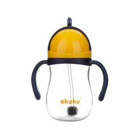 Ποτηράκι με Καλαμάκι και Βαρίδι Yellow