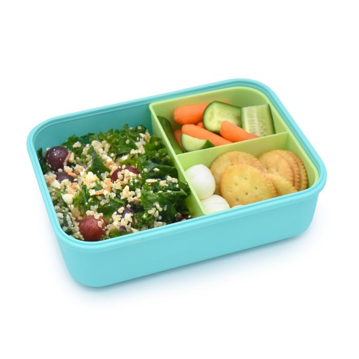 Melii – Bento 3 θέσεων 1250ml - Lime-Mint-Blue