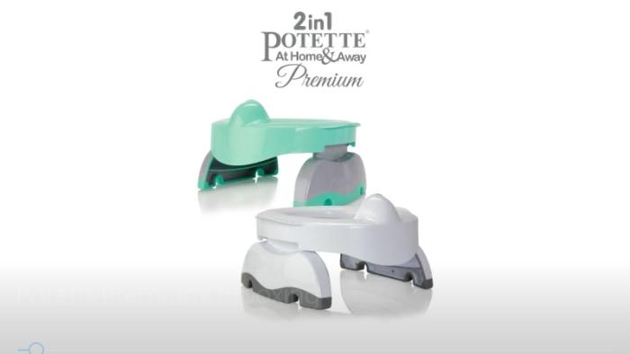 Potette Plus Premium – φορητό γιογιό ταξιδίου - Teal