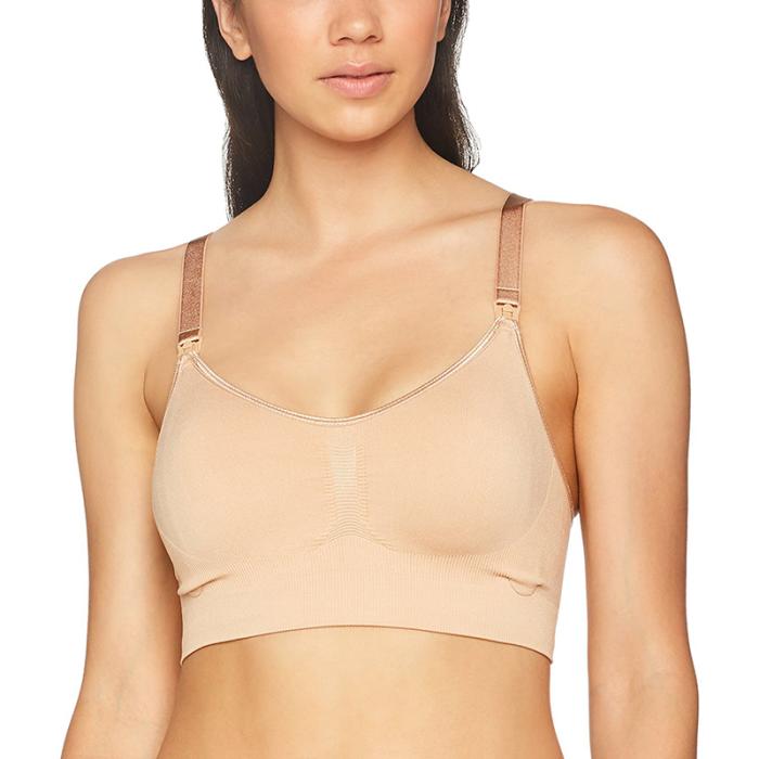 Carriwell Σουτιέν Θηλασμού χωρίς Ραφές / Seamless Nursing Bra - ΜΠΕΖ - L
