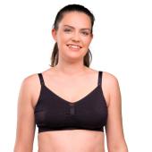 Carriwell 2 Pack Σουτιέν Θηλασμού Χωρίς Ραφές (Μαύρο/Μπεζ) - L