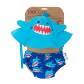 Zoocchini Σετ Μαγιό και Καπέλο UPF50+ Zoocchini Καρχαριάκι - pigibebe.gr