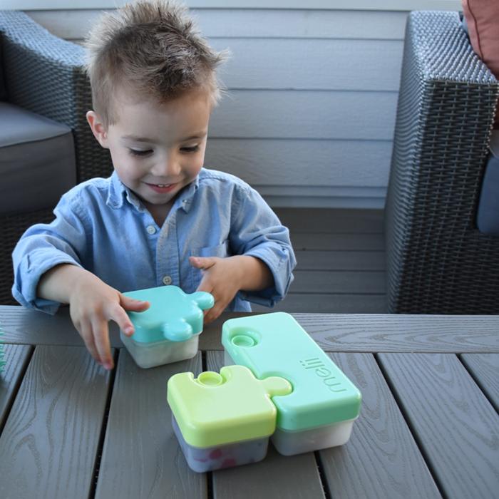 Melli – Φαγητοδοχείο Puzzle Bento 2 τεμάχια – Boys