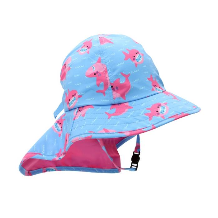 Zoocchini Cape Sunhat UPF50 Pink Shark - 2-4 ετών