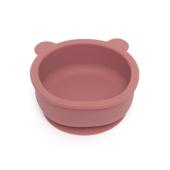 Petit Monkey – Μπολ σιλικόνης Bear - Mahogany Rose