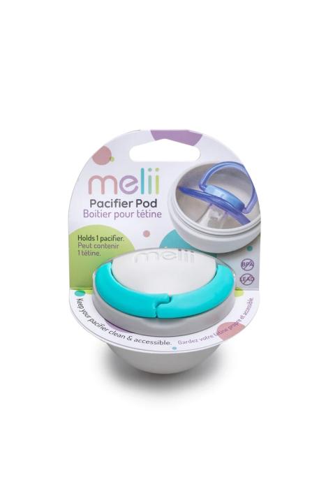 Melii – Θήκη για πιπίλα Grey/Blue