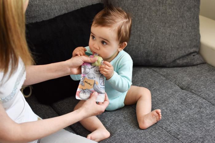 Reusable Food Pouch με στόμιο