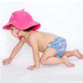 Zoocchini Σετ Μαγιό και Καπέλο UPF50+ Zoocchini Φλαμίνγκο - pigibebe.gr