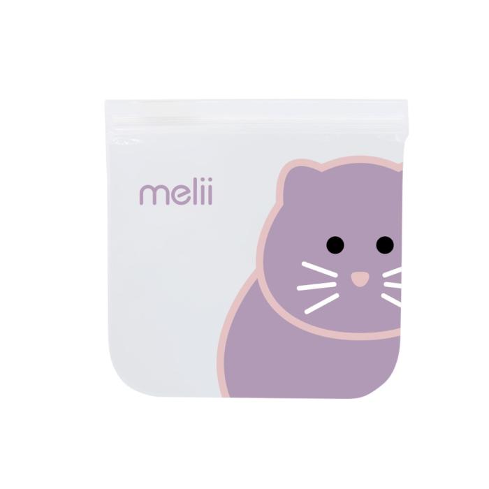 Melii – Επαναχρησιμοποιούμενα Τσαντάκια για σνακ 2 Cat   2 Unicorn