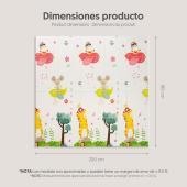 Interbaby Πτυσσόμενο Χαλάκι Δραστηριοτήτων Forest 180x200cm