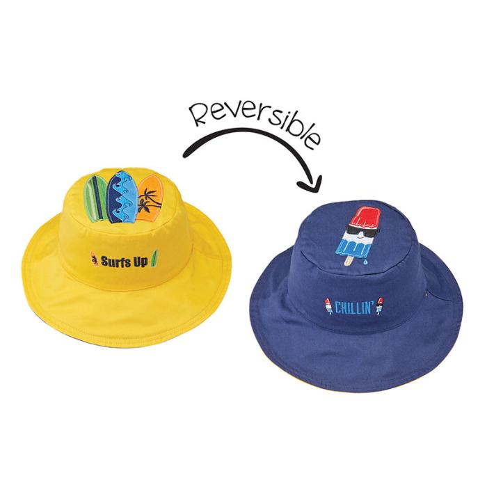 Καπέλο Διπλής Όψης UPF 50 Surfer/Popsicle (Cotton) - SMALL 6 mo-2 yrs