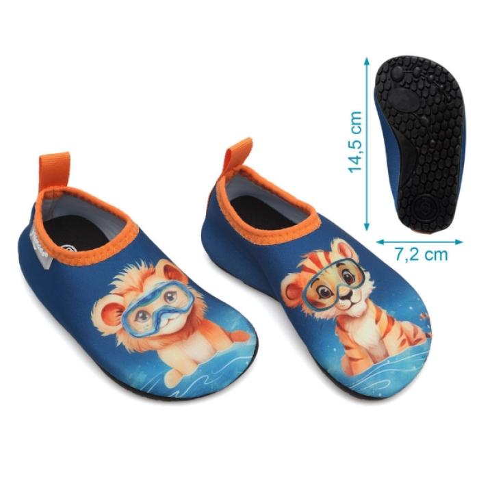 Παιδικά Παπουτσάκια Θαλάσσης Safari Blue No23