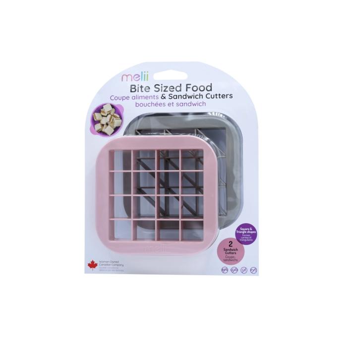 Melii – Sandwich Cutters Pink & Grey 6 τεμ