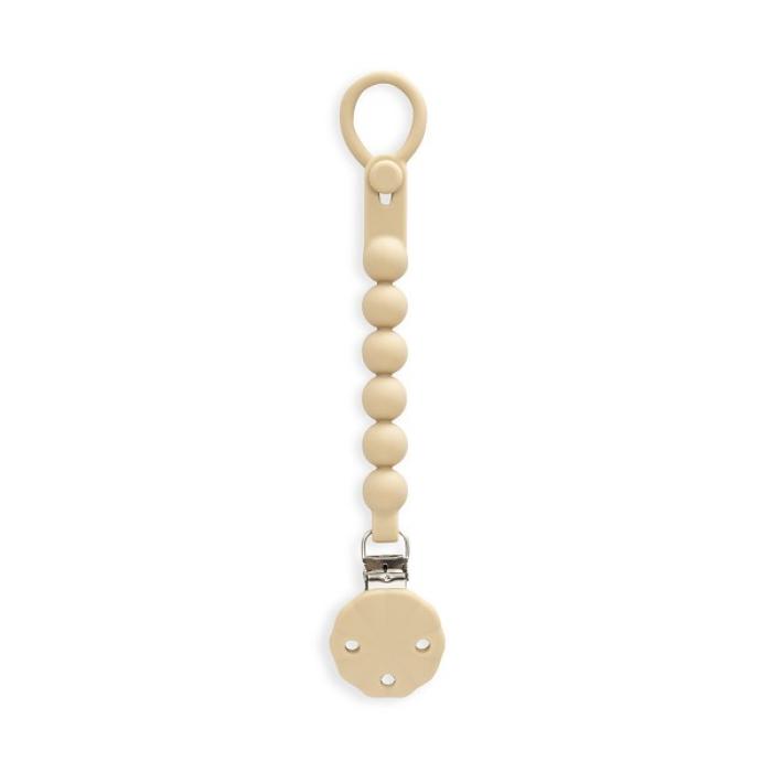Interbaby Αλυσίδα Στήριξης Πιπίλας Σιλικόνης Yellow Sand