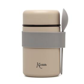 Βρεφικό Θερμός Φαγητού με Κουταλάκι Μπεζ 500ml.