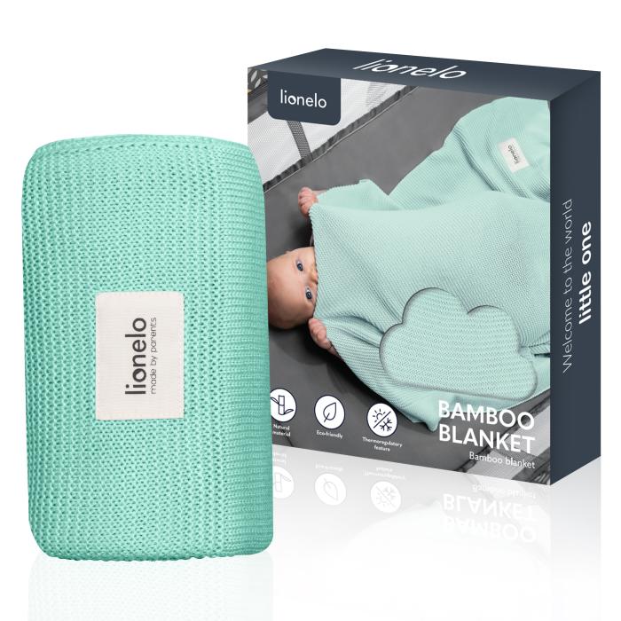 Lionelo Bamboo Κουβέρτα 75Χ100 Green