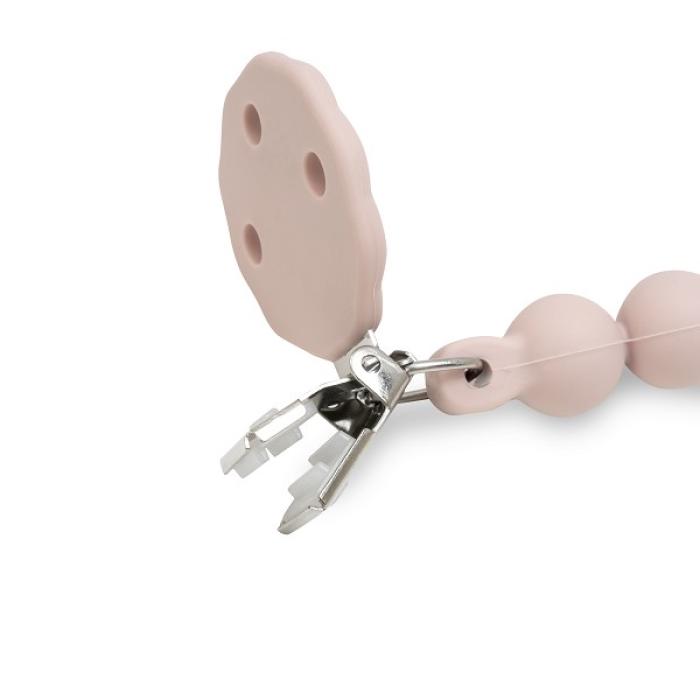 Interbaby Αλυσίδα Στήριξης Πιπίλας Σιλικόνης Dark Pink