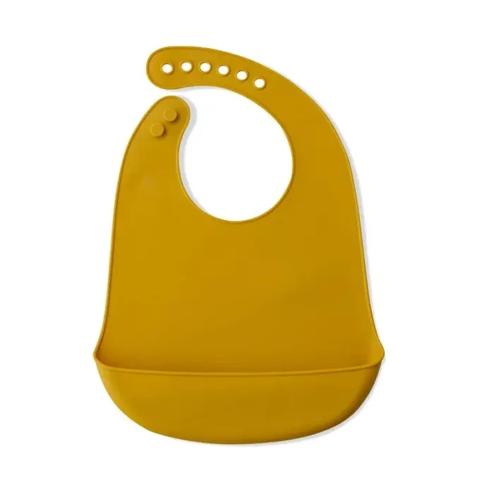 Interbaby Σαλιάρα Σιλικόνης Orange SI002-75