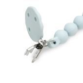 Interbaby Αλυσίδα Στήριξης Πιπίλας Σιλικόνης Grey Blue