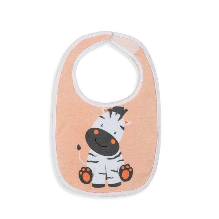 Interbaby Σετ Δώρου Ζέβρα 4 τμχ (0-6 μηνών) White-Pink