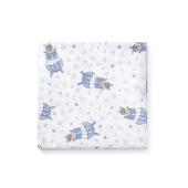 Interbaby Πάνες Αγκαλιάς (80&#215;80) Σετ 3 Τεμ Paracaidista Blue