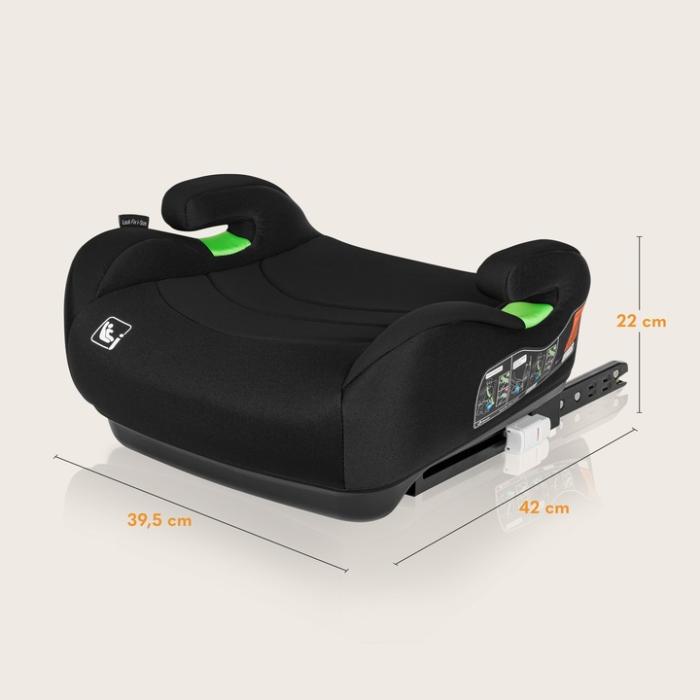 Lionelo Luuk Fix i-Size κάθισμα αυτοκινήτου isofix 22-36kg Black