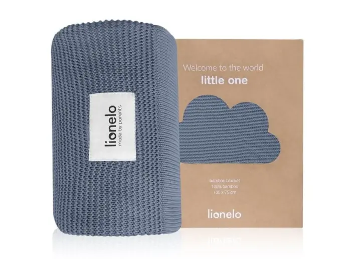 Lionelo Bamboo Κουβέρτα 75Χ100 Blue