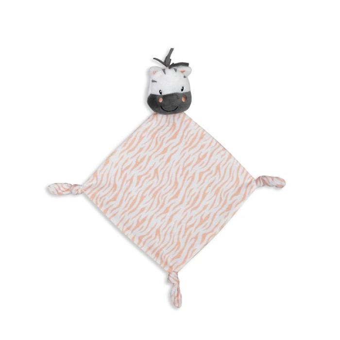 Interbaby Σετ Δώρου Ζέβρα 4 τμχ (0-6 μηνών) White-Pink