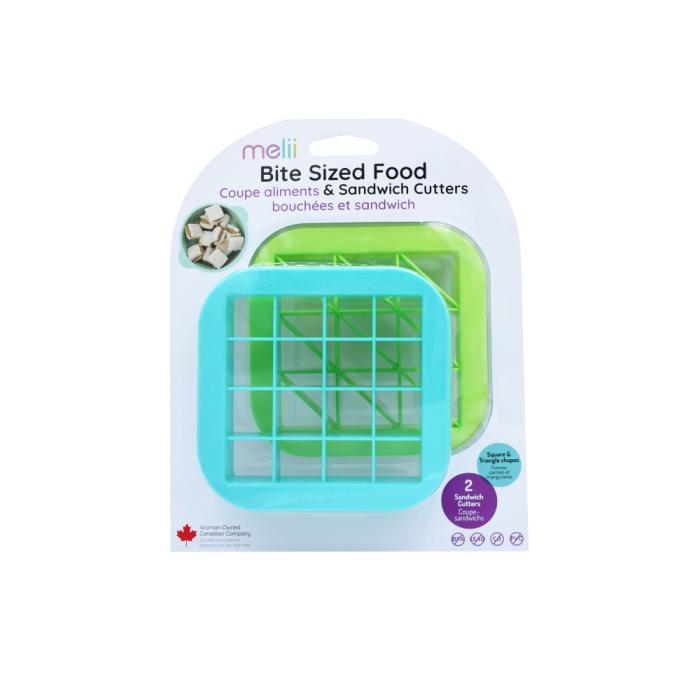 Melii – Sandwich Cutters Blue & Lime 6 τεμ