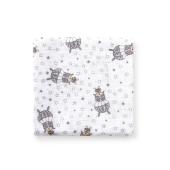 Interbaby Πάνες Αγκαλιάς (80&#215;80) Σετ 3 Τεμ Paracaidista Grey