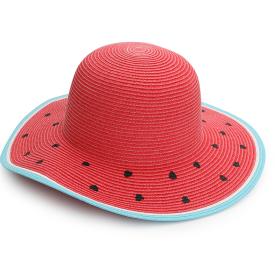 FlapJackKids Ψάθινο Καπέλο UPF 50   Watermelon - LARGE 4-6 yrs