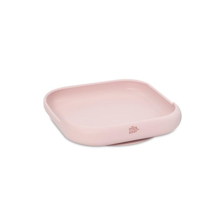 Interbaby Παιδικό Σετ Φαγητού Σιλικόνης Pink